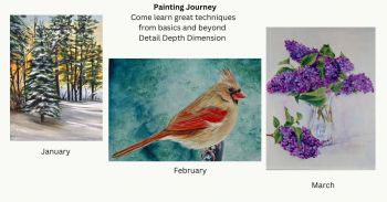 January February March Painting Journey